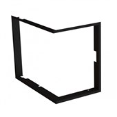 BEF HOME Zazdívací rámeček čtyřstranný černý 1x90°- hloubka 80mm, BEF THERM (V) 7 CP/CL<br/>